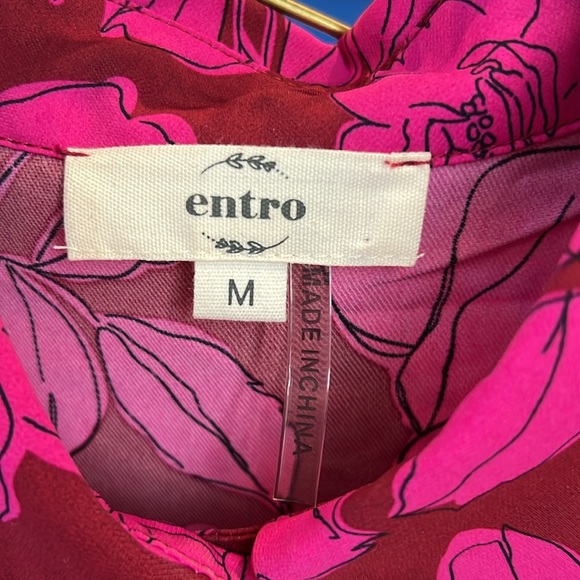 entro M Pink Top - Picture 2 of 3